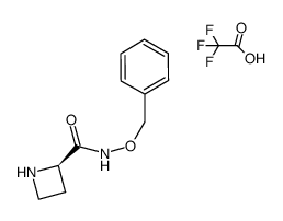 2R-benzyloxycarbamoylazetidine trifluoroacetic acid salt结构式