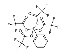 Tetrakis[trifluoroacetoxy]iodobenzene Structure