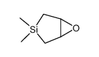 3,3-dimethyl-6-oxa-3-silabicyclo[3.1.0]hexane结构式