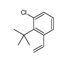 2-tert-butyl-1-chloro-3-ethenylbenzene Structure