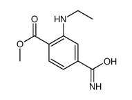 methyl 4-carbamoyl-2-(ethylamino)benzoate结构式