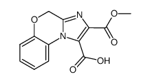 2-methoxycarbonyl-4H-imidazo(2,1-c)(1,4)benzoxazine-1-carboxylic acid Structure