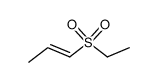 (E)-ethyl 1-propenyl sulfone结构式