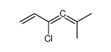 3-chloro-5-methyl-hexa-1,3,4-triene结构式