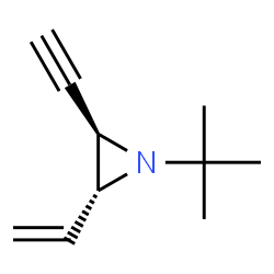 Aziridine, 1-(1,1-dimethylethyl)-2-ethenyl-3-ethynyl-, trans- (9CI) picture