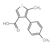 5-METHYL-4-(4-METHYLPHENYL)THIOPHENE-3-CARBOXYLICACID structure