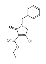 ethyl 1-benzyl-4-hydroxy-3-pyrrolin-2-one-3-carboxylate结构式