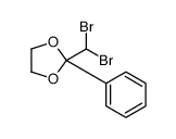 2-(dibromomethyl)-2-phenyl-1,3-dioxolane Structure