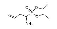 (1-amino-but-3-enyl)-phosphonic acid diethyl ester Structure