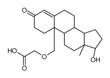 19-O-carboxymethoxytestosterone结构式