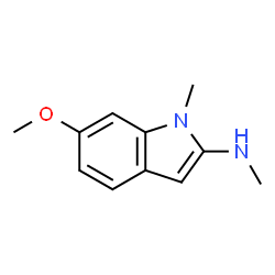 1H-Indol-2-amine,6-methoxy-N,1-dimethyl-(9CI) Structure