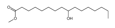 methyl 9-hydroxyhexadecanoate结构式