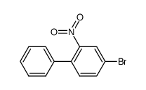 4-溴-2-硝基-1,1-联苯结构式