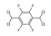 1,4-bis(dichloromethyl)-2,3,5,6-tetrafluorobenzene结构式