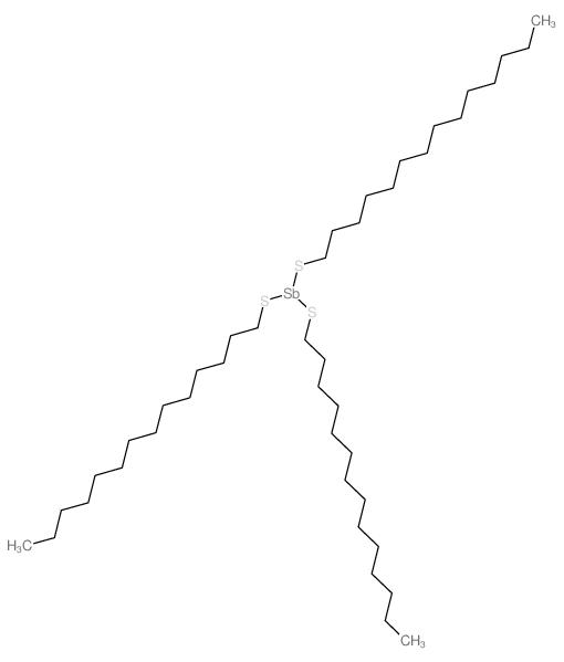 antimony(+3) cation; tetradecane-1-thiolate结构式