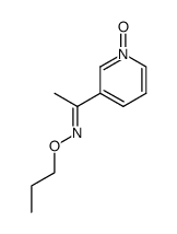 1-(1-Oxy-pyridin-3-yl)-ethanone O-propyl-oxime结构式