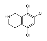 5,7,8-trichloro-1,2,3,4-tetrahydroisoquinoline结构式