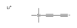 lithium,buta-1,3-diynyl(trimethyl)silane Structure