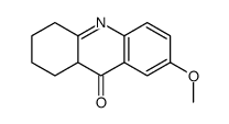 1,2,3,4-Tetrahydro-7-methoxy-9(9aH)-acridone结构式