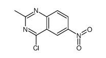 4-氯-2-甲基-6-硝基喹唑啉结构式