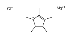 magnesium,1,2,3,4,5-pentamethylcyclopenta-1,3-diene,chloride Structure