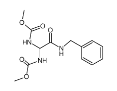 N-benzylbismethoxycarbonylaminoacetamide Structure