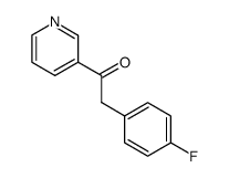 2-(4-fluoro-phenyl)-1-pyridin-3-yl-ethanone Structure
