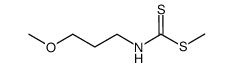 methyl (3-methoxypropyl)carbamodithioate Structure