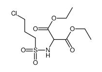 diethyl 2-(3-chloropropylsulfonylamino)propanedioate Structure