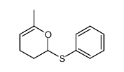 6-methyl-2-phenylsulfanyl-3,4-dihydro-2H-pyran结构式