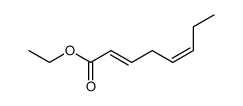 (2E,5Z)-Octa-2,5-dienoic acid ethyl ester Structure