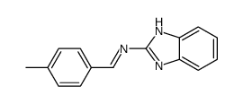 N-(1H-benzimidazol-2-yl)-1-(4-methylphenyl)methanimine Structure