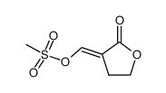 (E)-4,5-dihydro-3-(methylsulfonyloxymethylene)-2(3H)-furanone结构式