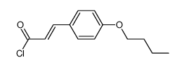 (E)-4-butoxycinnamic acid chloride结构式