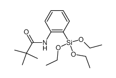 2-(triethoxysilyl)pivalanilide结构式