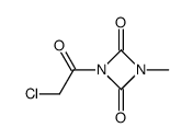 1,3-Diazetidine-2,4-dione, 1-(chloroacetyl)-3-methyl- (9CI)结构式