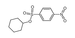 cyclohexyl p-nitrobenzenesulfonate结构式