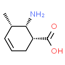 3-Cyclohexene-1-carboxylicacid,6-amino-5-methyl-,[1R-(1alpha,5alpha,6alpha)]-(9CI) structure