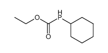 Monoethoxicarbonylcyclohexylphosphan Structure