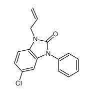 5-chloro-3-phenyl-1-prop-2-enylbenzimidazol-2-one结构式