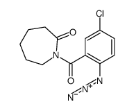 1-(2-azido-5-chlorobenzoyl)azepan-2-one Structure