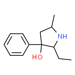 3-Pyrrolidinol,2-ethyl-5-methyl-3-phenyl-(9CI)结构式