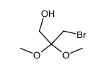 3-bromo-2,2-dimethoxy-1-propanol结构式