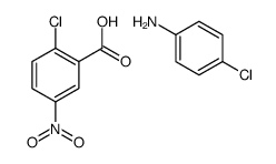 4-chloroaniline,2-chloro-5-nitrobenzoic acid Structure