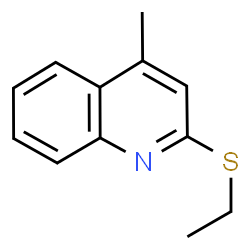 Lepidine, 2-(ethylmercapto)- (4CI)结构式