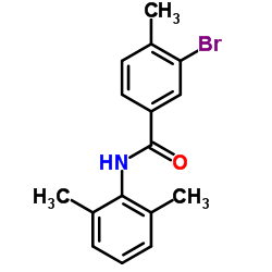 3-Bromo-N-(2,6-dimethylphenyl)-4-methylbenzamide结构式