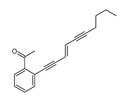 1-(2-dec-3-en-1,5-diynylphenyl)ethanone结构式