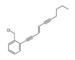 1-(chloromethyl)-2-dec-3-en-1,5-diynylbenzene结构式