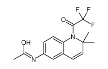 N-[2,2-dimethyl-1-(2,2,2-trifluoroacetyl)quinolin-6-yl]acetamide Structure