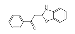 2-(2,3-dihydro-1,3-benzothiazol-2-yl)-1-phenylethanone Structure